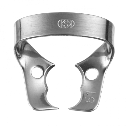 Кламп коффердам №51 для моляров верхней и нижней челюсти, Dentech / Япония