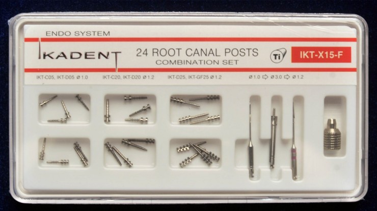 Титановые штифты IKT-X15-F Комбинированный набор